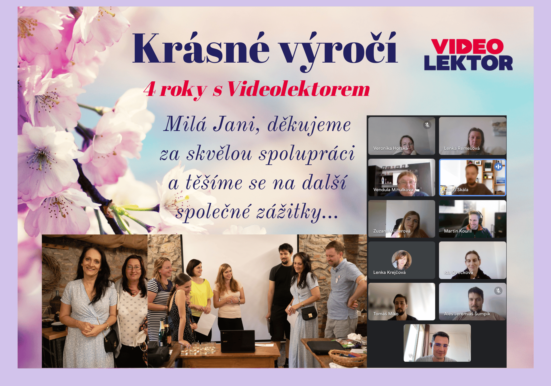 Výročí Jana - 4 roky